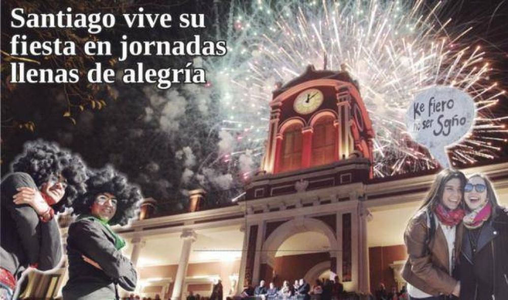Santiago vive su fiesta en jornadas llenas de alegr�a