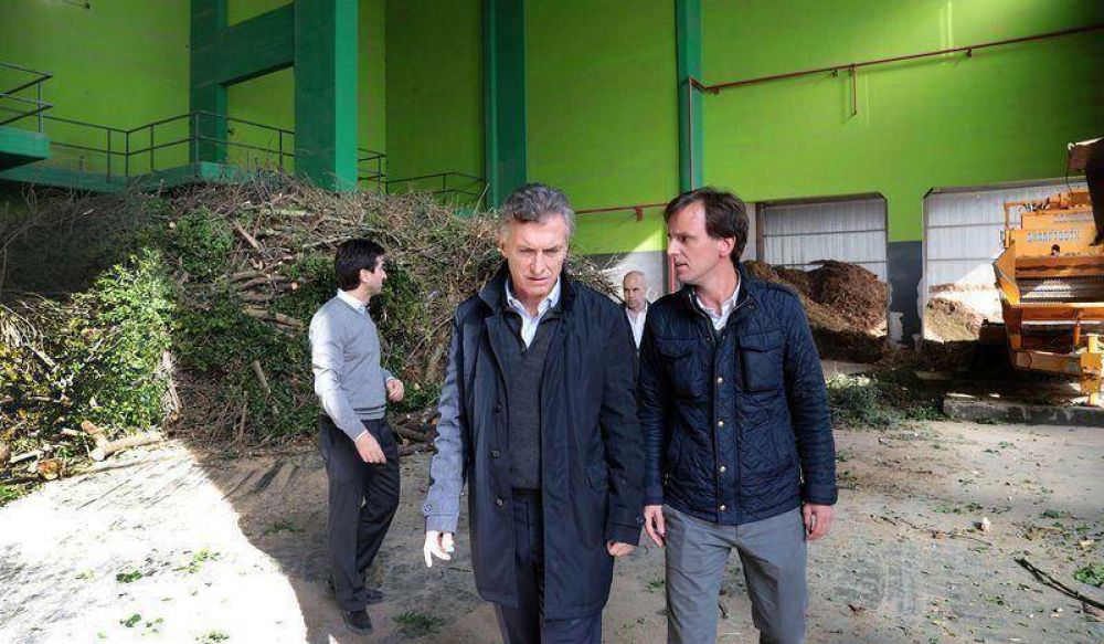Macri inaugur� una planta para residuos forestales