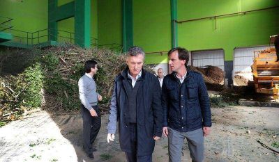 Macri inaugur� una planta para residuos forestales