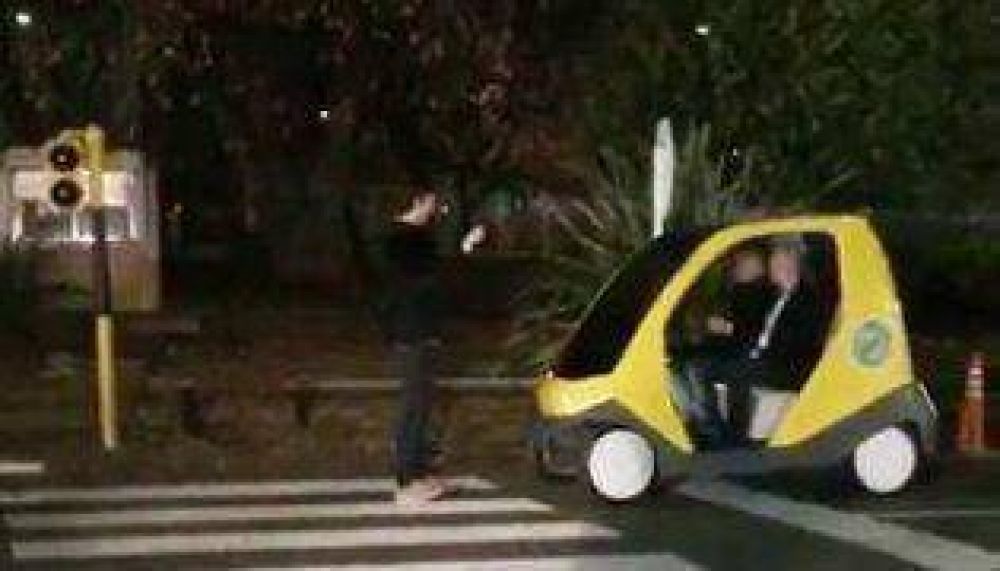 Macri, presente en el testeo de los primeros autos autocomandados