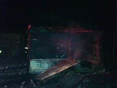 Un incendio arras� una vivienda en B� Olimpo