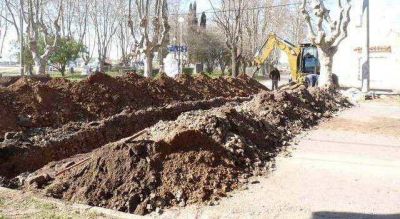 Importante obra de cloacas en 5 barrios de nuestra ciudad