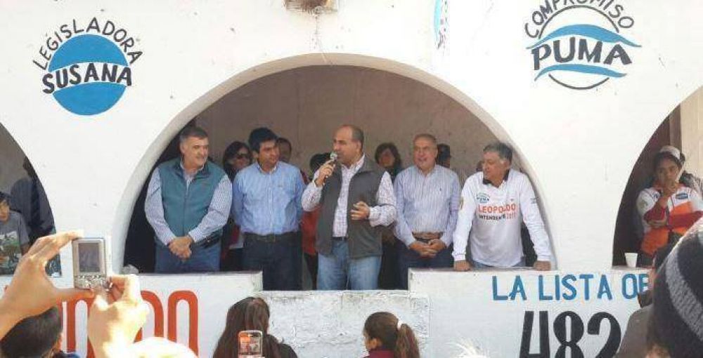 La f�rmula del FPV encabez� un acto en La Cocha