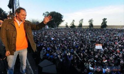 Paso: llega Daniel Scioli y esperan por Del Ca�o, De Gennaro y Stolbizer