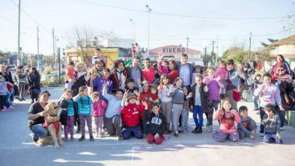 Inauguraron un nuevo espacio recreativo en Mor�n sur