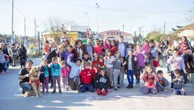 Inauguraron un nuevo espacio recreativo en Mor�n sur