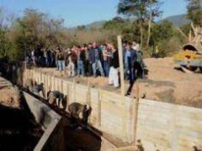 �Recuperamos el canal de riego de Y�nima con el trabajo articulado�