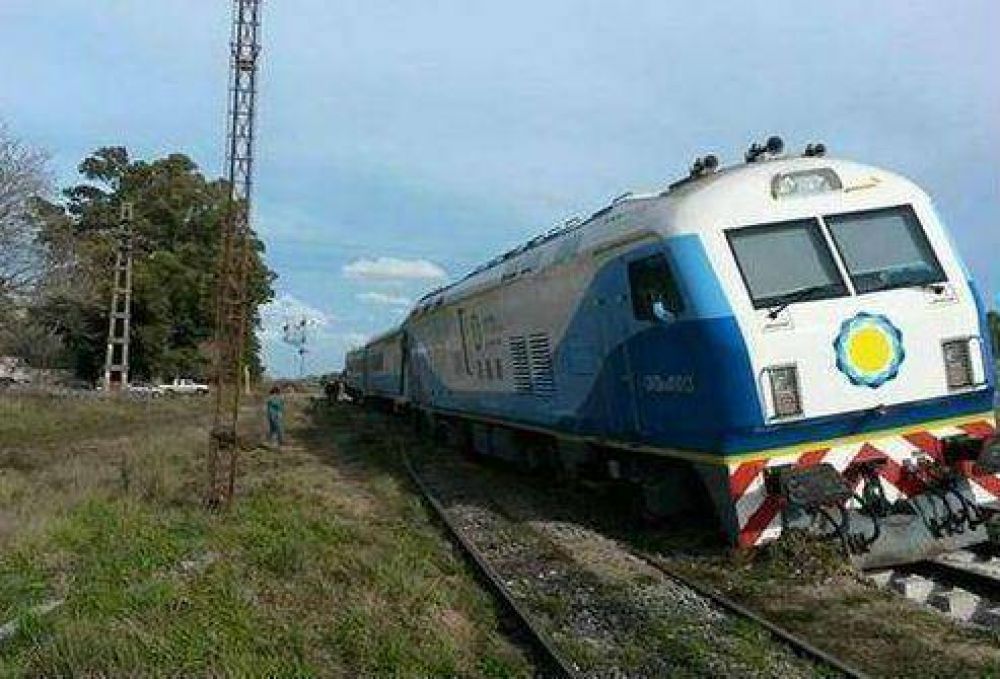 Descarril� un tren que volv�a a Buenos Aires