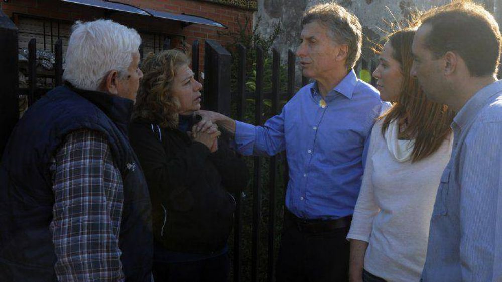 De campa�a en la Provincia, Macri critic� la gesti�n de Scioli: 