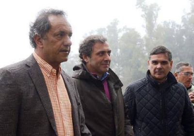 La f�rmula Notta-Siror estuvo con Daniel Scioli en General Rodr�guez