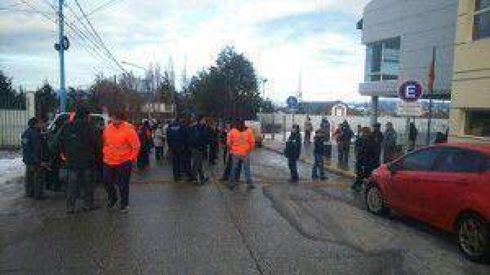  Protesta en la calle de los empleados municipales