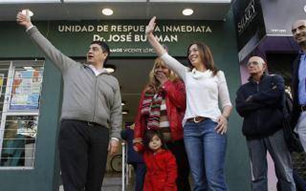 Vidal y Jorge Macri recorrieron un centro de salud en Vicente L�pez