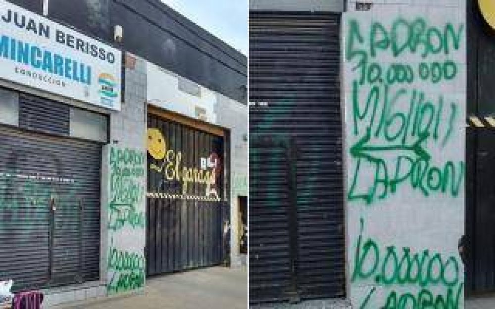 Berisso: Atacan local de precandidato del FpV Juan Mincarelli