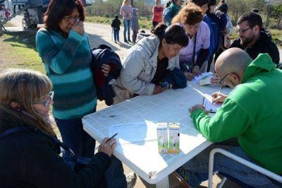 Los vecinos se volcaron masivamente a la campa�a de ahorro energ�tico y de vacunaci�n