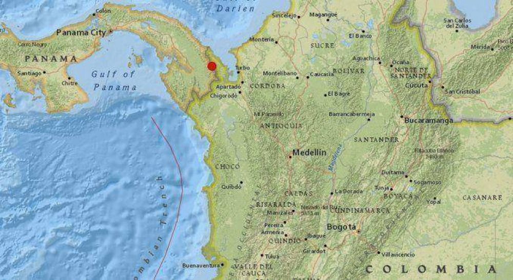 Un fuerte terremoto se hizo sentir en la frontera entre Colombia y Panam�