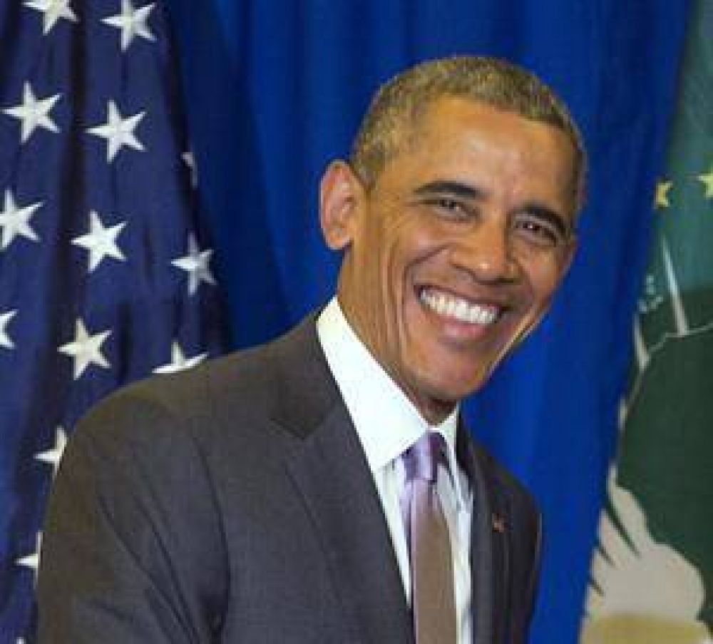 Se agrand� Obama: 
