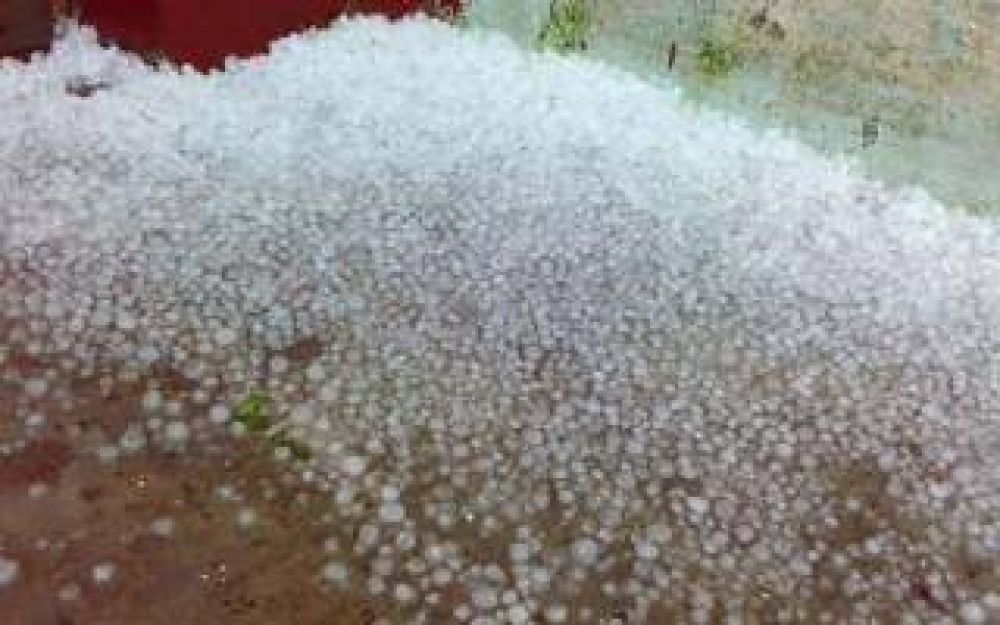 Alerta meteorol�gico: Impactante granizada en Tandil