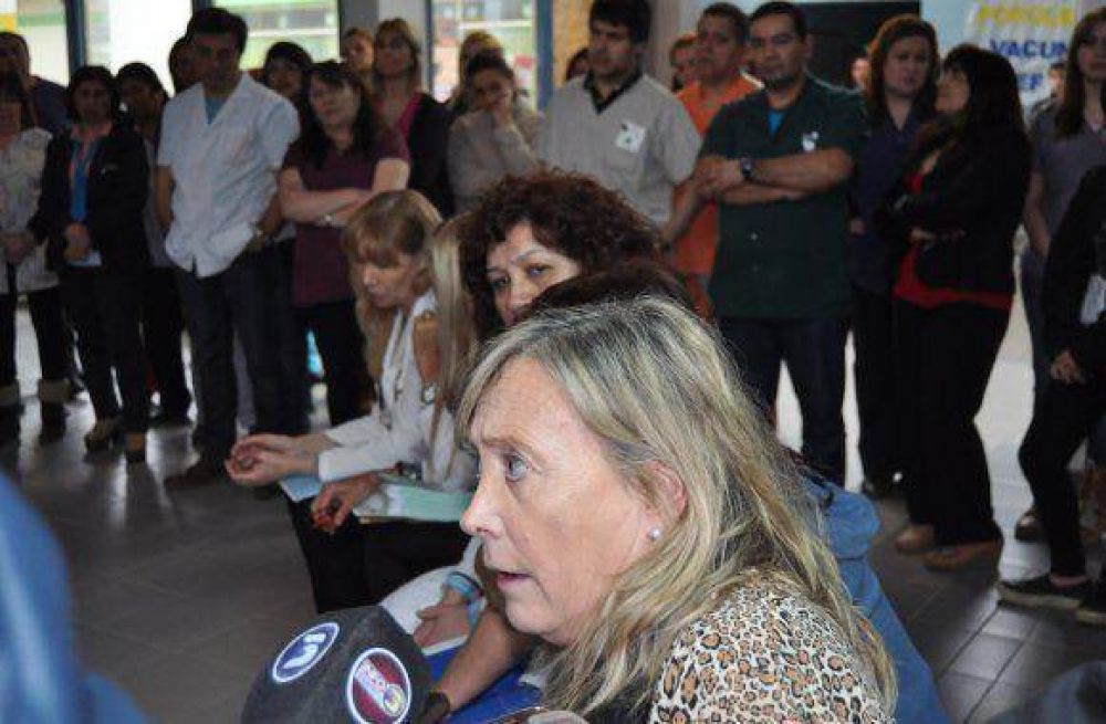 La ministra de Salud responsabiliz� a las obras sociales por la situaci�n del hospital