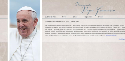EE.UU: crean campa�a en l�nea para que hispanos saluden a Francisco