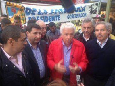 De la Sota, Sol� y Queijeiro recorrieron Quilmes y Solano