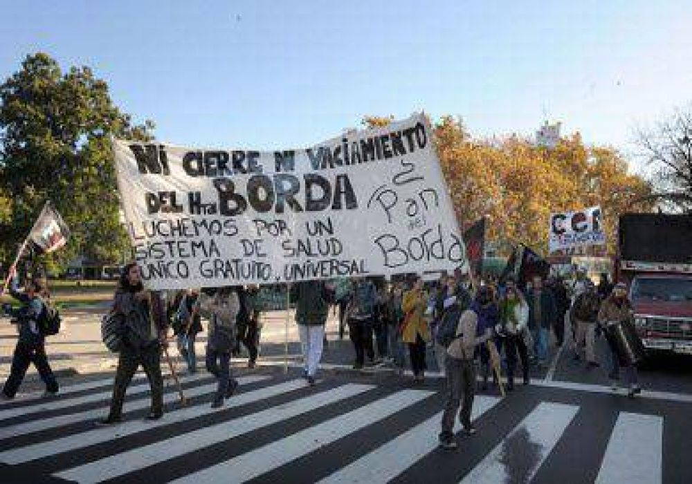 Paro contra el vaciamiento del Hospital Borda