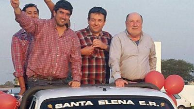 Fuertes y Busti reforzaron campa�a en Santa Elena	