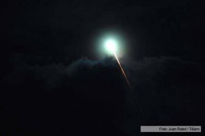 Un extra�o fen�meno en el cielo fue visto en Buenos Aires, Entre R�os y Santa Fe