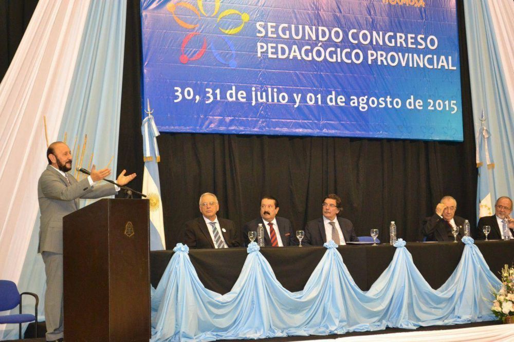 Insfran y Alberto Sileoni inauguraron Segundo Congreso Pedaggico