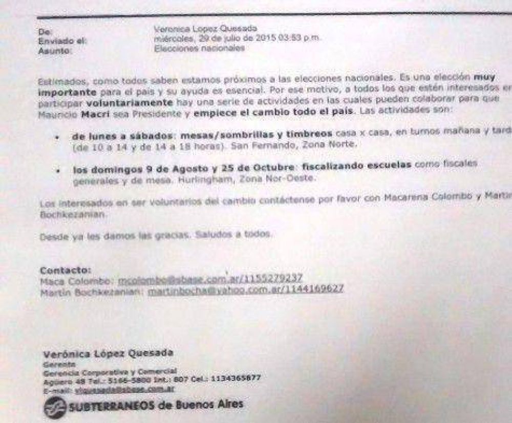 Denuncian el uso de recursos p�blicos
