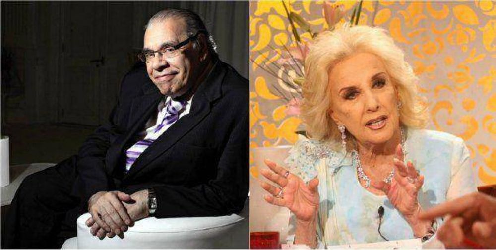 Enrique Pinti le sali� al cruce a Mirtha Legrand: 