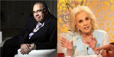 Enrique Pinti le sali� al cruce a Mirtha Legrand: 