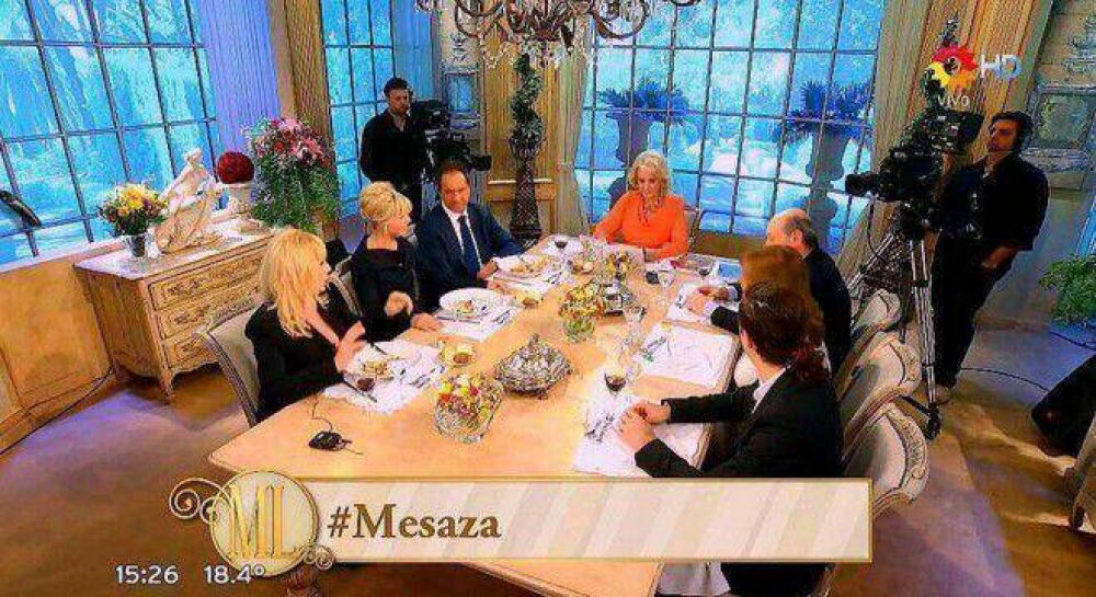 Scioli desobedeci� a Cristina y no llev� a Zannini a lo de Mirtha