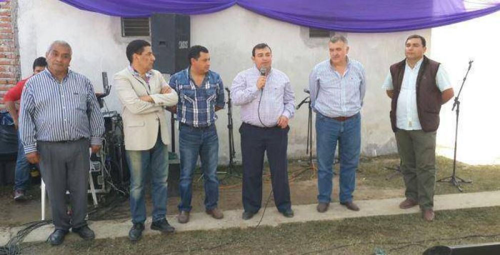 Jaldo encabez� un acto con vecinos en Atahona
