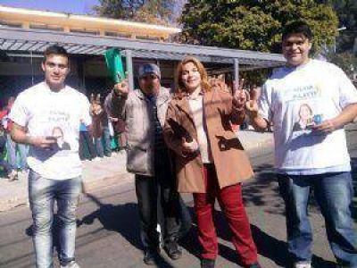 Silvia Pilatti con intenso trabajo en territorio