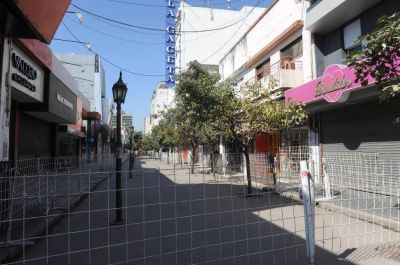 Comienzan obras de remodelaci�n en la cuadra central de peatonal Mendoza