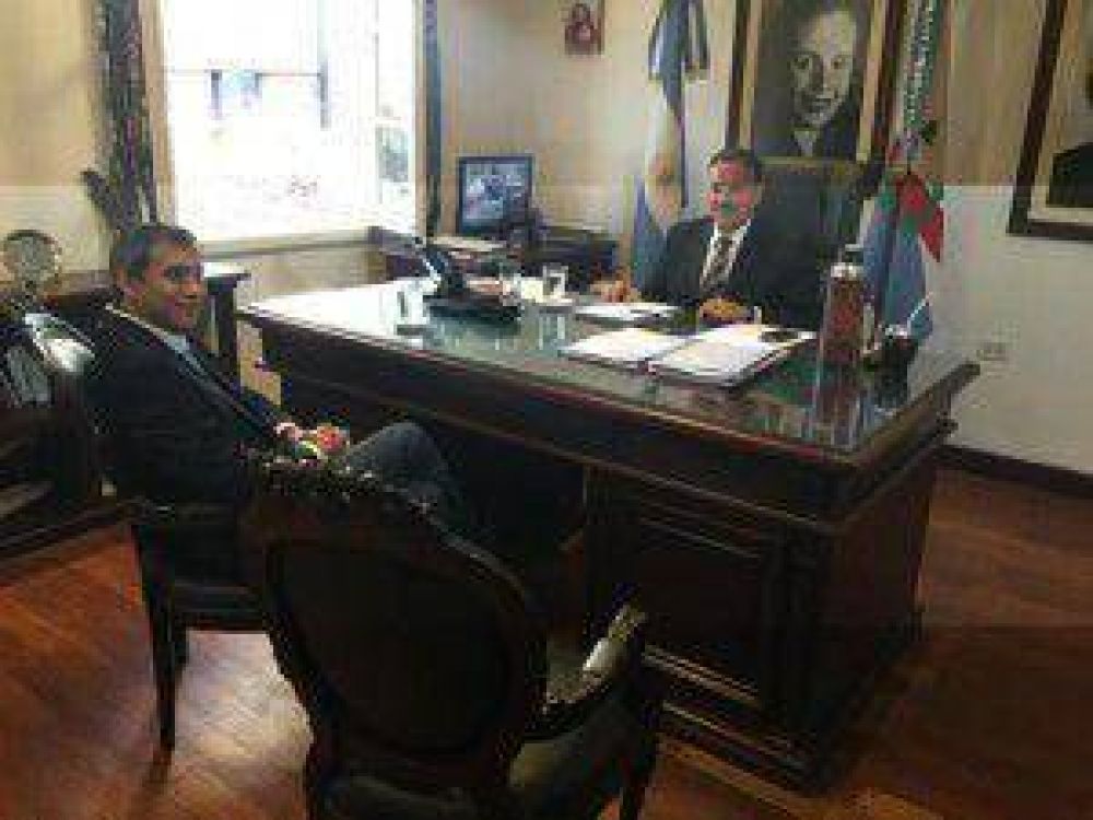 Alberto Paredes Urquiza agradeci a Quintela por el informe brindado