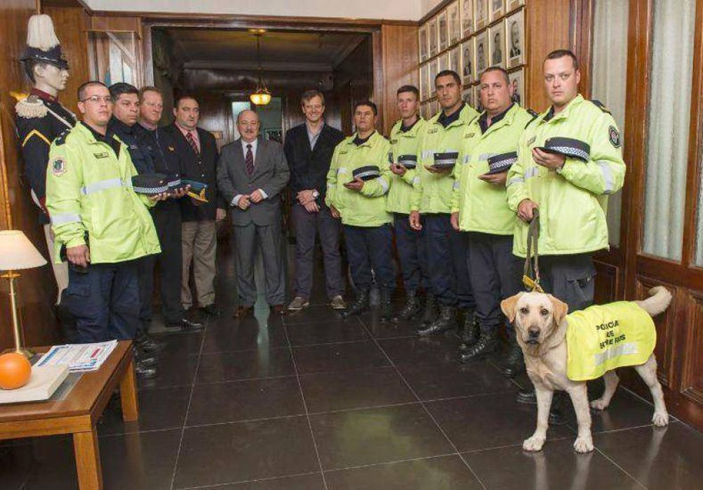 El gobierno destac� la labor del perro Moro