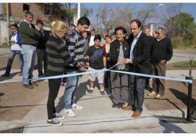 Ya est� habilitada la pavimentaci�n en el cruce de Gobernador Freyre y Pedro Ferr�