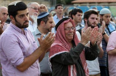 Rabinos y �rabes se reunieron para rezar por la paz entre los pueblos