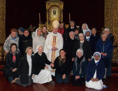 Mons. Marino invit� a los consagrados a vivir en la acci�n y en la contemplaci�n