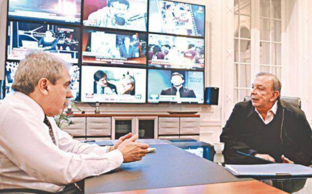 Fuerte respaldo de Z�ccaro a An�bal Fern�ndez