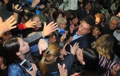 Massa prometi� en Mendoza promulgar la ley de mostos