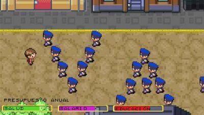 La Izquierda hace campa�a con un videojuego retro