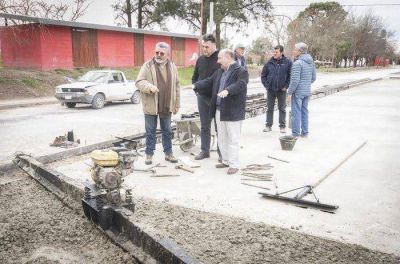 La obra de Avenida Bidegain est� avanzando a pasos agigantados