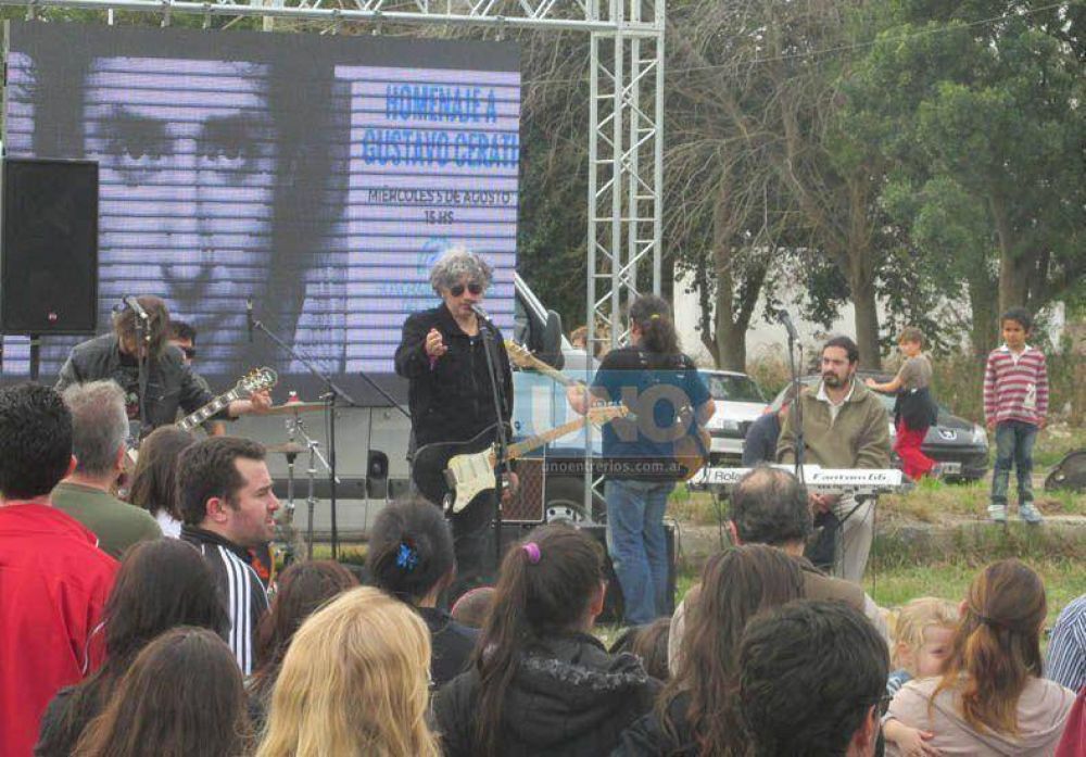 En un emotivo acto, qued� inaugurada la calle Gustavo Cerati