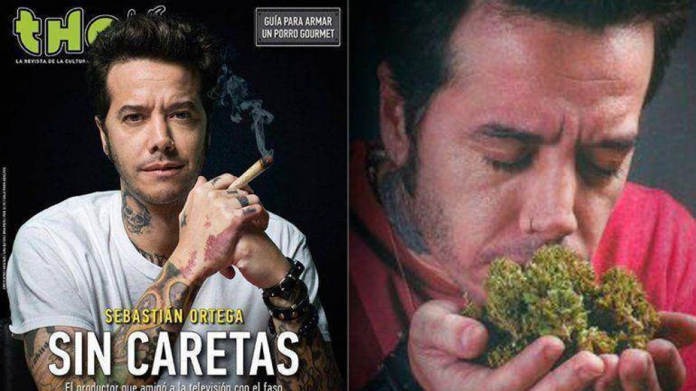 Sebastin Ortega, enamorado de la marihuana: 