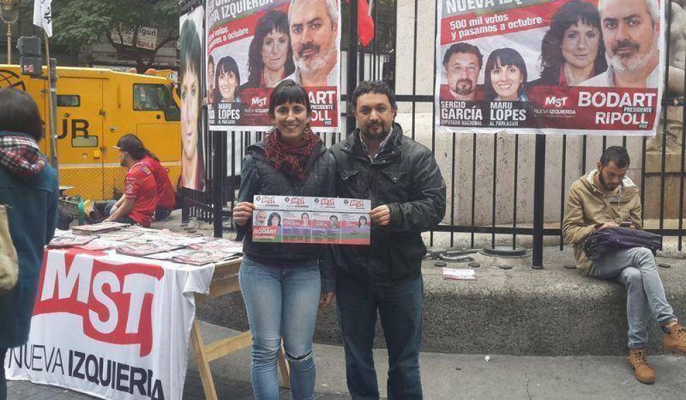 El MST busca votos para superar las PASO