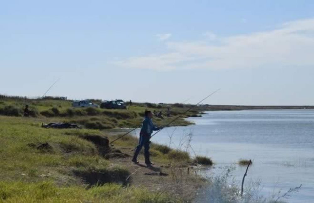 Desde hace d�as est� bajando el nivel del agua en la laguna Cuero de Zorro