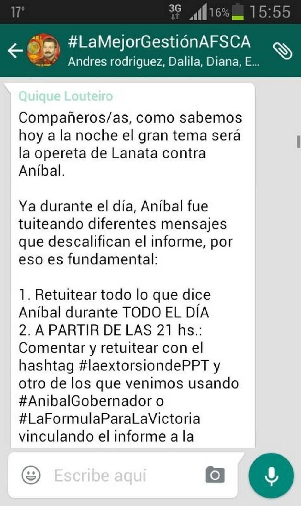 Dom�nguez denunci� una campa�a de la AFSCA en su contra