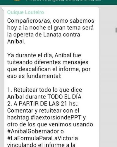 Dom�nguez denunci� una campa�a de la AFSCA en su contra